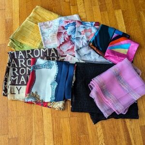 Lot of 11! Scarfs/Handkerchiefs from Japan